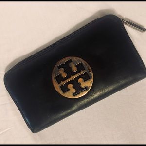 Tory Burch Black Soft Leather Wallet-Gorgeous!
